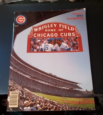 1985 Chicago Cubs Yearbook -excellent-near mint  (see scan) - Image 1 of 2