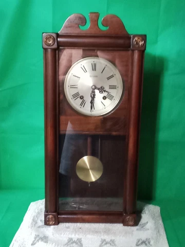 Vintage Rare Bergeson 31 Day 25 1/2" Wood Key Wind Clock Cover