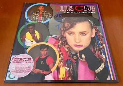 CULTURE CLUB Colour By Numbers HTF SEALED EU LIMITED EDITION Blue COLOURED VINYL - Image 1 of 4