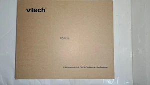 NEW Vtech VDP658 ErisTerminal SIP DECT Cordless 4-Line Deskset - Picture 1 of 5