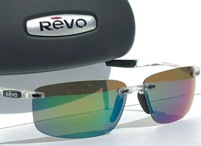 NUEVO* Gafas de sol Revo DESCEND N transparentes polarizadas lentes de agua verdes 4059 09 GN Foto 1 de 4