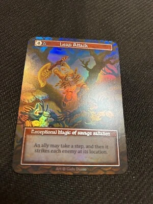 Sorcery  Contested Realm Alpha Exceptional - Leap Attack -  Foil N/M - Image 1 of 2