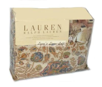 RALPH LAUREN Marrakesh Rug FULL/ QUEEN DUVET COMFORTER COVER NEW Bohemian $400 - Image 1 of 4