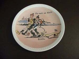 Vintage Norman Rockwell Collector Plate "Die Walk am Rhein" - Picture 1 of 6