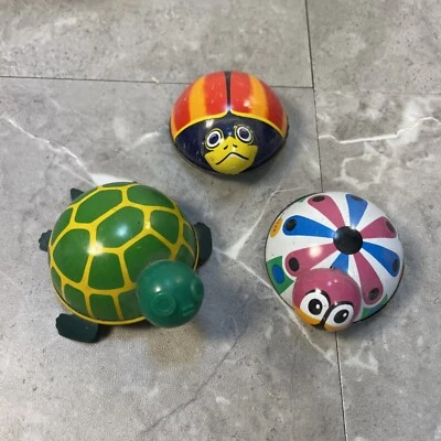 3 件套复古锡石灰摩擦动力五颜六色的瓢虫玩具 Lehmann Whitman — 第 1/4 张图片