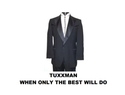 Chaqueta de Esmoquin de Vaquero Rodeo Western Laredo 100% Negra Oscura Rara para Niños TUXXMAN Foto 1 de 3