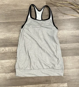 Nike Dri-Fit Racerback Gray Workout Tank Top Girls Size L - Picture 1 of 8