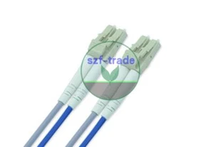 50M Armored Cable Fiber Patch Cord LC to LC UPC Pigtail Multi-Mode Cables Duplex - Afbeelding 1 van 1