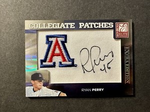2008 Donruss Elite Extra Edition Collegiate Ryan Perry Auto Patch /248 Arizona