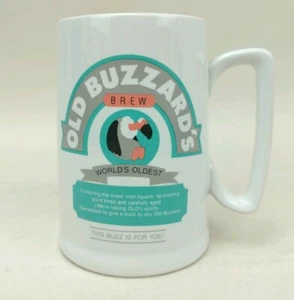 Taza de cerveza Old Buzzard's Brew World's Oldest Stein Hallmark 1987 vintage usada - Imagen 1 de 4