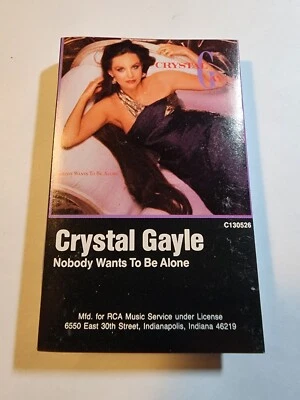 Crystal Gayle - Nobody wants to be alone -Cassette VG+/EX CS6 - Image 1 of 2