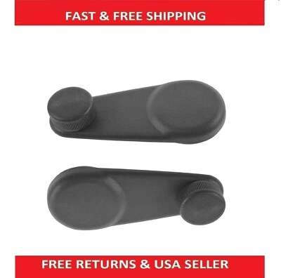 Manual Window Crank Gray LH Driver RH Passenger Side Pair for Swift Metro NEW - Image 1 of 4