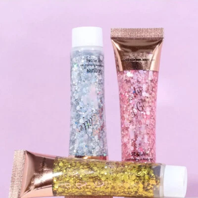 Face Glitters Body Gel Sequins Liquid Eyeshadow Chunky Glitter For Face Hair # - Image 1 of 4