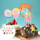 2 Packs Lollipop Card Paper Child Candy Cakes Toppers Cupcake