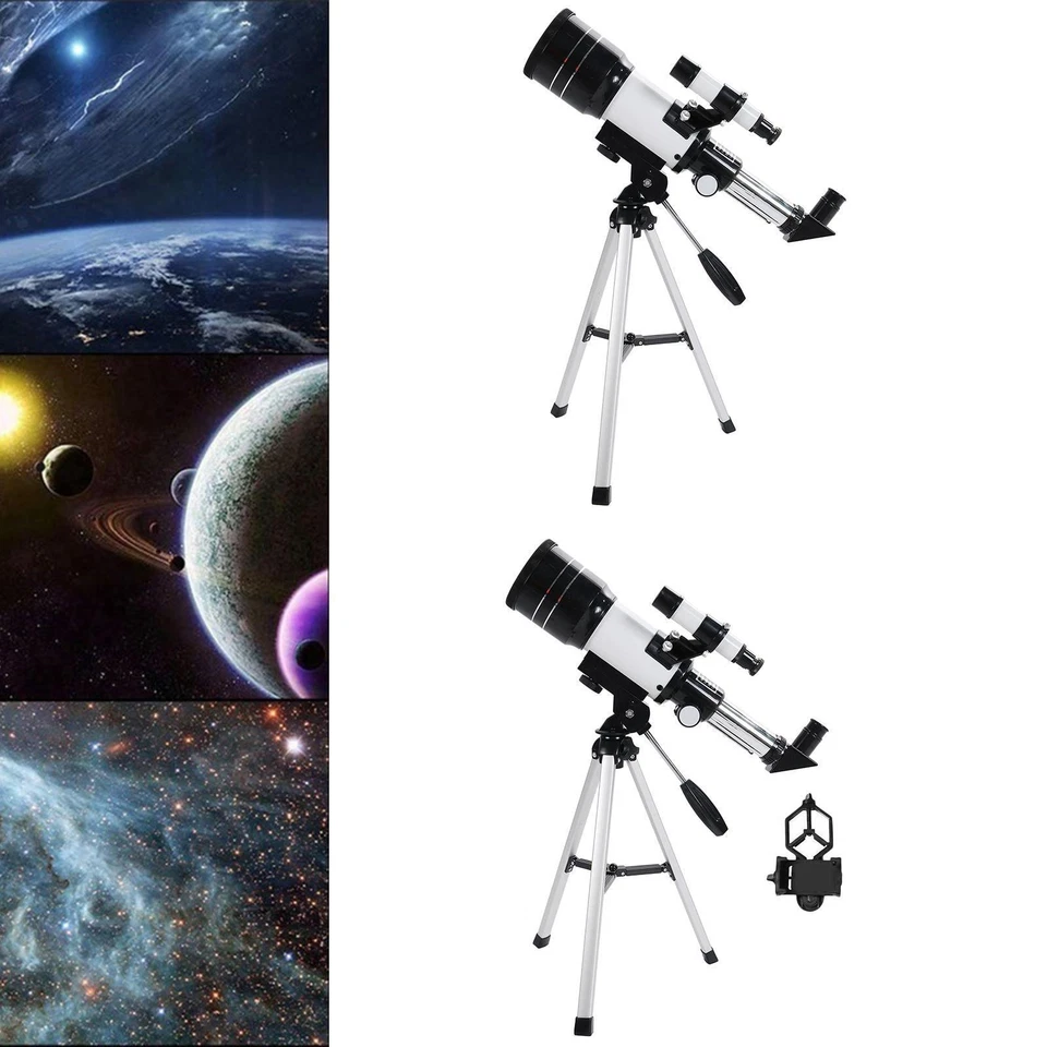 Portable F30070 Astronomical Reflector Telescope w/ Tripod No-tool Set Up - Image 1 of 1