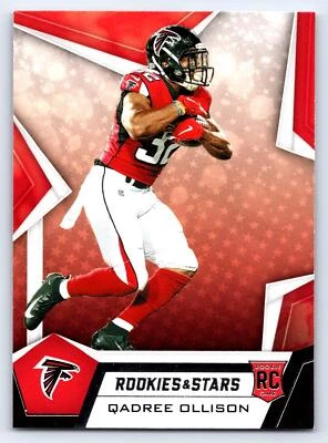 Qadree Ollison 2019 Panini Rookies & Stars #154 Atlanta Falcons Football Card RC - Image 1 of 2