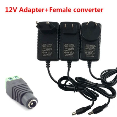 DC 12V 1/2A 3A Transformer Power Supply LED Driver Adapter Charger For LED Strip - Image 1 of 4
