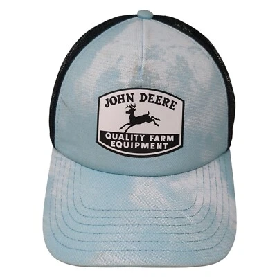 Sombrero de camionero John Deere Snapback azul talla única calidad equipo agrícola Foto 1 de 4