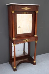 Antique French Empire bureau writing desk hall console table gilt ormolu marble - Picture 1 of 12