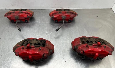 Dodge Challenger SRT 2009 OEM juego de 4 pinzas Brembo 4 pistones BR4 rojo 08 20 Foto 1 de 4