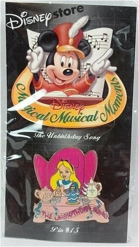 Disney pin Magical Musical Moment Happy Un Birthday Alice in Wonderland TeaParty - Image 1 of 1