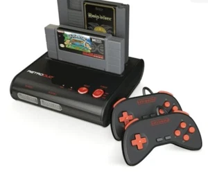 Retro-Bit Retro Duo 2 in 1 Console System for NES/SNES With 500 Games 2controler - Picture 1 of 6