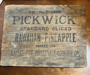 PIEZA DE CAJA PICKWICK DE COLECCIÓN PARA PIÑA HAWAIANA EN RODAJAS DECO. “A4” - Imagen 1 de 4