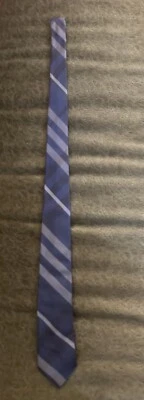 Corbata Burberry Para Hombre Vintage Clásica Cuadros Seda Borgoña Púrpura -Reg $220 Foto 1 de 4