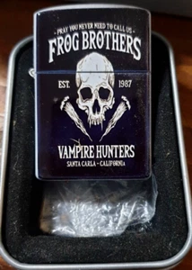4 x FROG BROTHERS VAMPIRE KILLERS LOST BOYS 80S FILM NEW PETROL FLIP LIGHTER - Picture 1 of 1