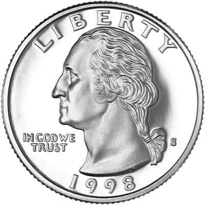 1998 S Proof Washington Quarter - Image 1 of 2