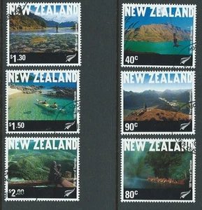 NUEVA ZELANDA 2001 TURISMO CONJUNTO DE 6 FINOS USADOS - Imagen 1 de 1