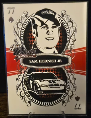 Wheels - 2009 - Sam Hornish Jr. - #33 NASCAR - Rounder - Card - Image 1 of 2