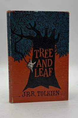Tree and Leaf J.R.R. Tolkien 1st Edition HCDJ 1965 Fourth Printing - Imagem 1 de 4