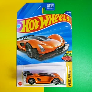 2025 Hot Wheels Peak Pursuit 1/10 ~ Czinger 21C ~ 192/250 orange w/details - Picture 1 of 6