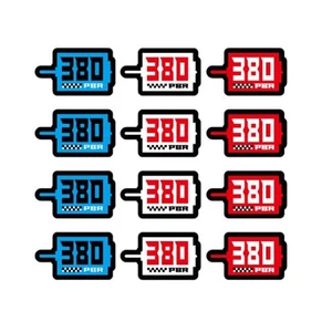 Pine Beach Raceway 15mm 380 Motor Sticker Team Pack Set # PBRW-003W - Picture 1 of 3