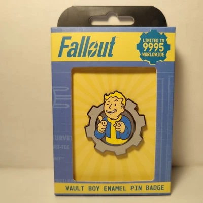 Fallout Vault Boy Charisma Enamel Pin Limited Edition Official Bethesda Badge - Image 1 of 3