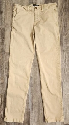 American Eagle Extreme Flex Mens Chino Pants 30x36* Slim Straight Khaki Beige - Image 1 of 4