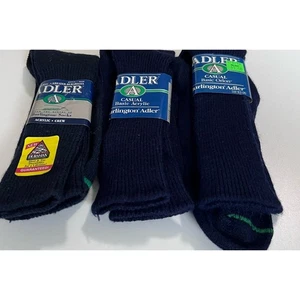 3 Paar Burlington Adler Duramax Acrylmischung 5020 Crew-Socken marineblau Größe 6-12 - Bild 1 von 4