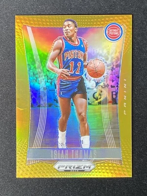 ISIAH THOMAS 2023-24 PANINI PRIZM DECA #84 GOLD PRIZM/10 PISTÓN Foto 1 de 4