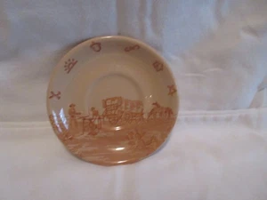Platillo de 5,75" vintage Shenango China Chuck Wagon para restaurante - Imagen 1 de 2