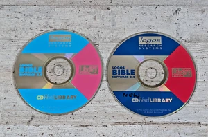 Vintage Logos Bible Software 2.0 1995 CD-ROM Word Library - Disks Only - Picture 1 of 6