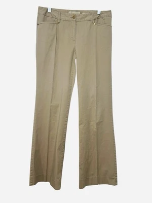 MICHAEL Michael Kors Gramercy подходит sz6 женщин желтовато-коричневый широкие брюки платье брюки  - Изображение 1 из 4