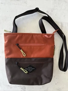 Sherpani Crossbody Bag Womens Sadie Purse Orange Brown Travel Lightweight RFID - Picture 1 of 14