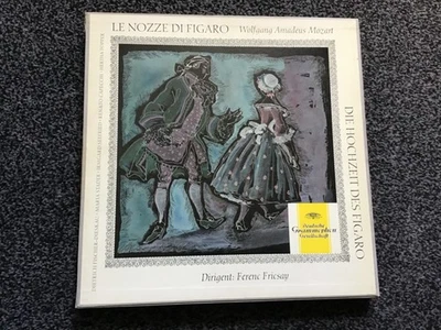 MOZART - LE NOZZE DI FIGARO FRICSAY 1961 BOX SET DGG STEREO 138 697-9 NEAR MINT - Image 1 of 4