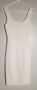 Vestido Suéter Marciano Guess Mujer Harper Talla S Perla Pálida Viscosa Sin Mangas - Imagen 1 de 12