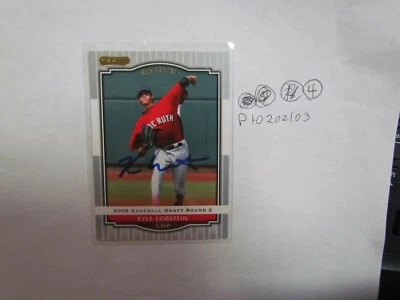 2008 Razor Kyle Lobstein Signed Baseball Card 2 - Image 1 of 2