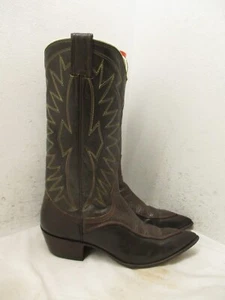 Botas de Vaquero NOCONA de Cuero Marrón Oscuro para Mujer Talla 6 B Estilo L44 - Imagen 1 de 13