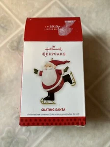 Hallmark Decorazione Natalizia Keepsake 2013 Edizione Limitata "Pattinaggio Babbo Natale" - Foto 1 di 5
