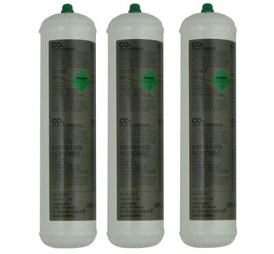 3 X Co2 Disposable Gas Mig Welder Bottle Mini C02 Welding 60ltr • 40£