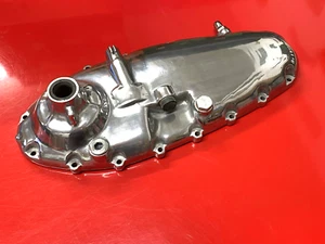 LAMBRETTA GP SIL 125 150 200 MACHINE POLISHED ENGINE SIDE CHAIN CASE COVER - Picture 1 of 6